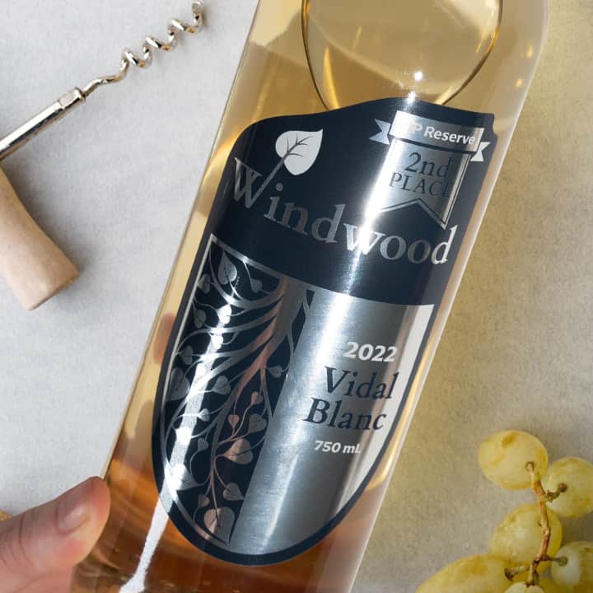 Custom Silver Foil Roll Labels