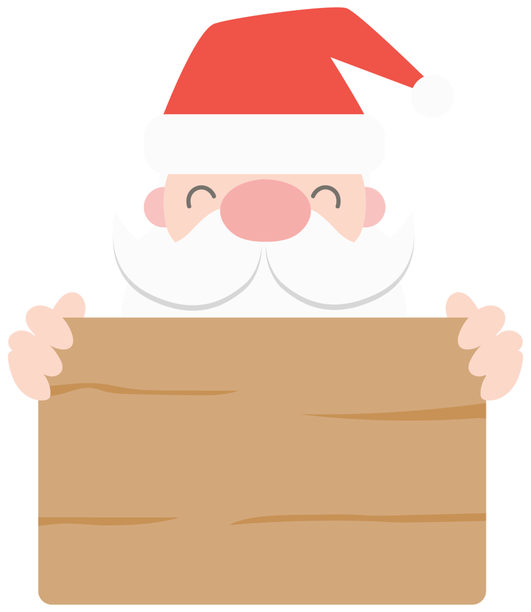 Santa Christmas Sign