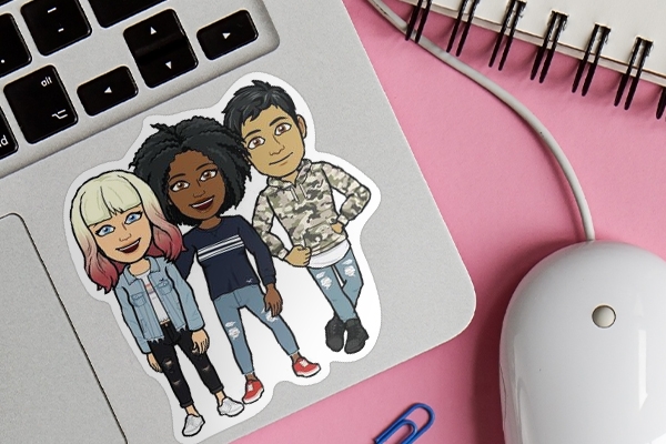 Create some Bitmoji stickers of the squad
