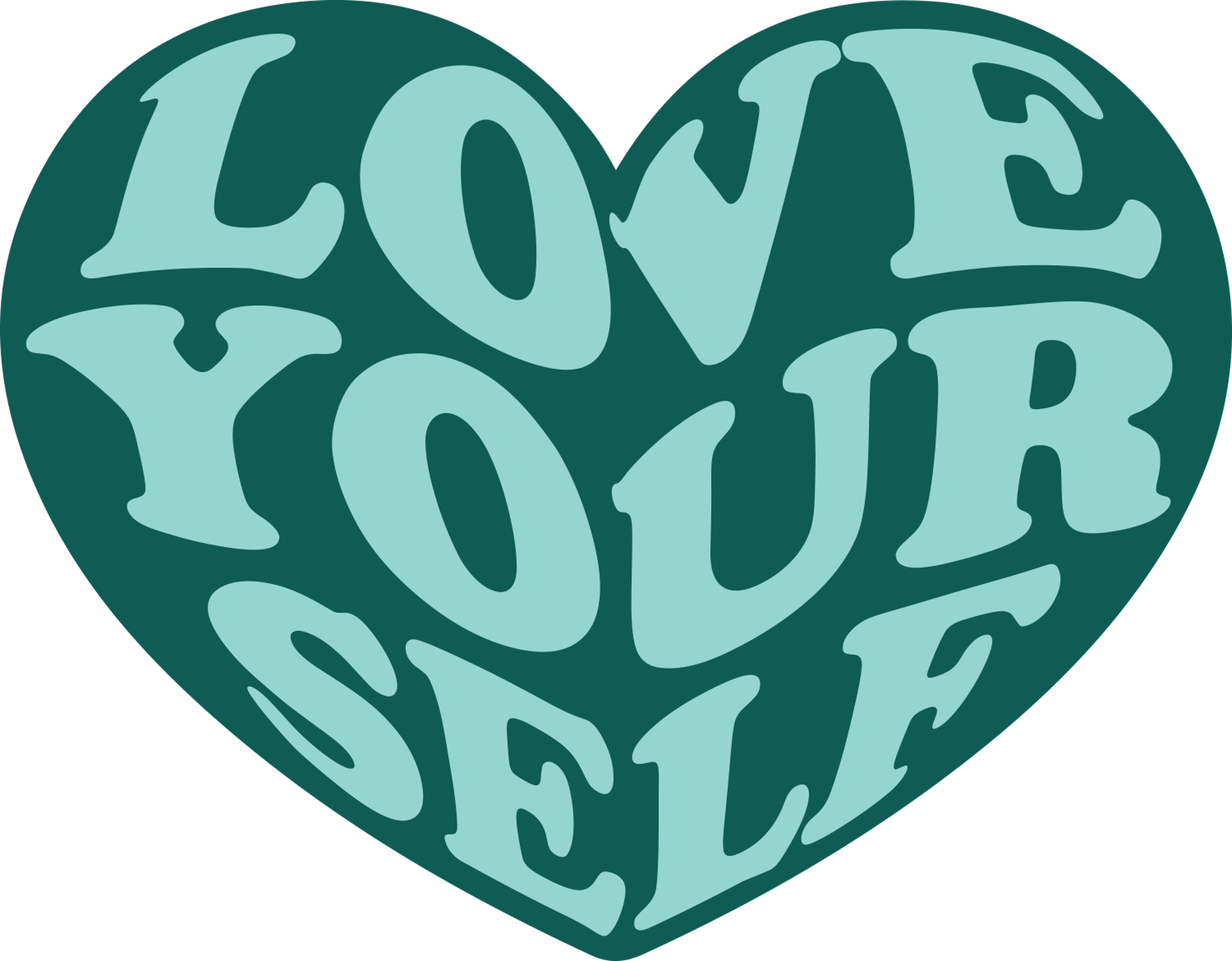 Love Yourself Teal