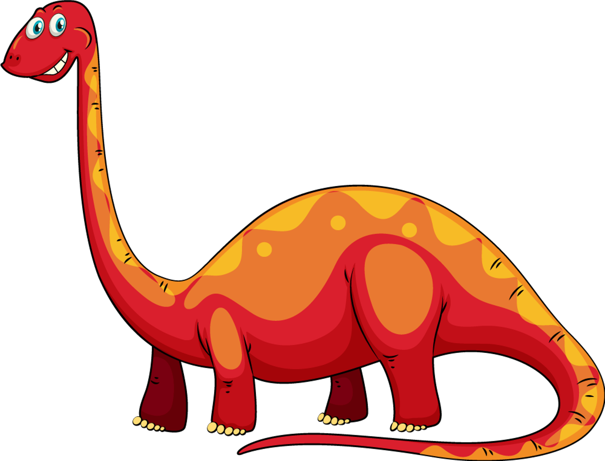 Red Brontosaurus Dinosaur