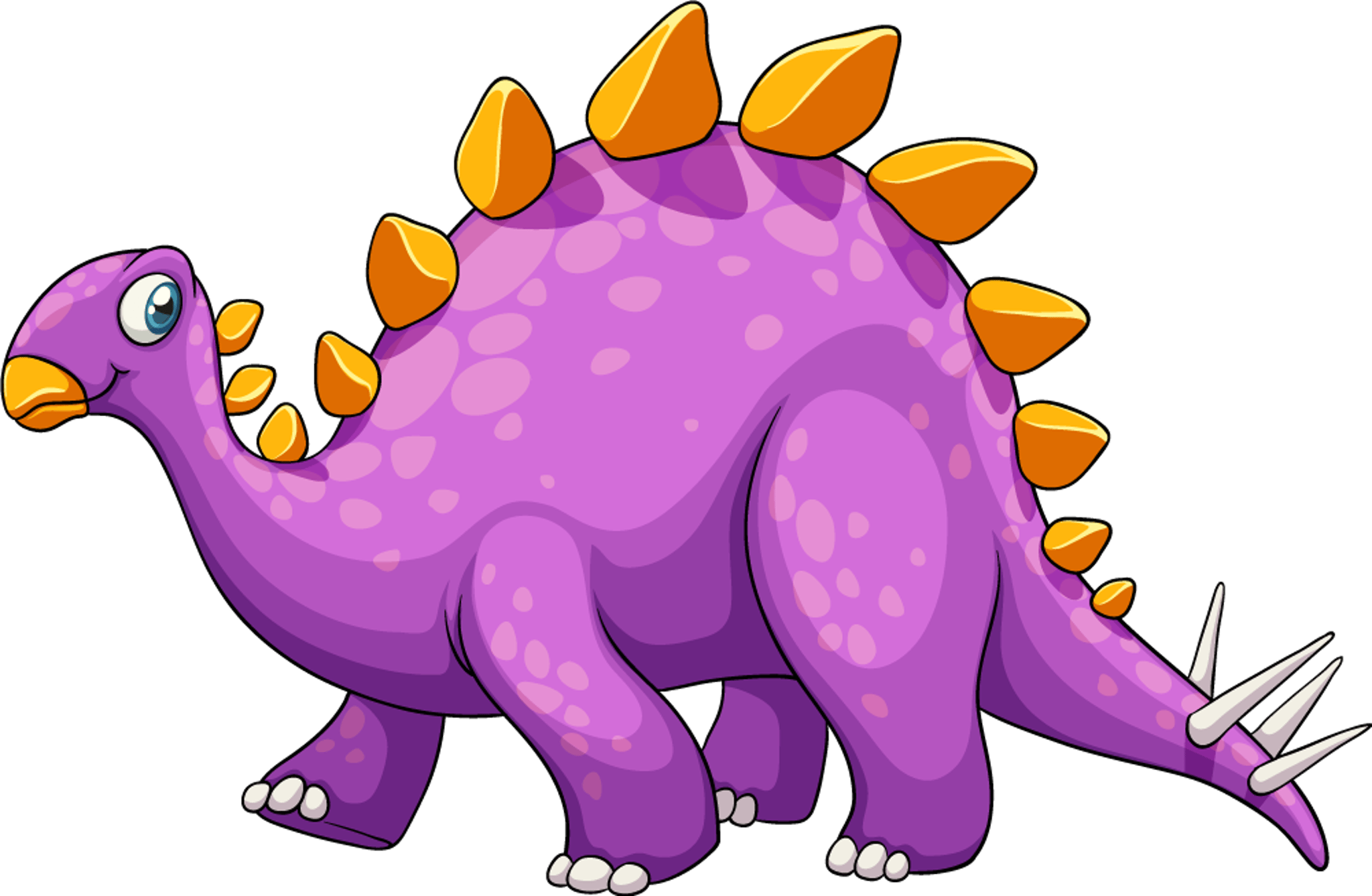 Stegosaurus Purple Dinosaur