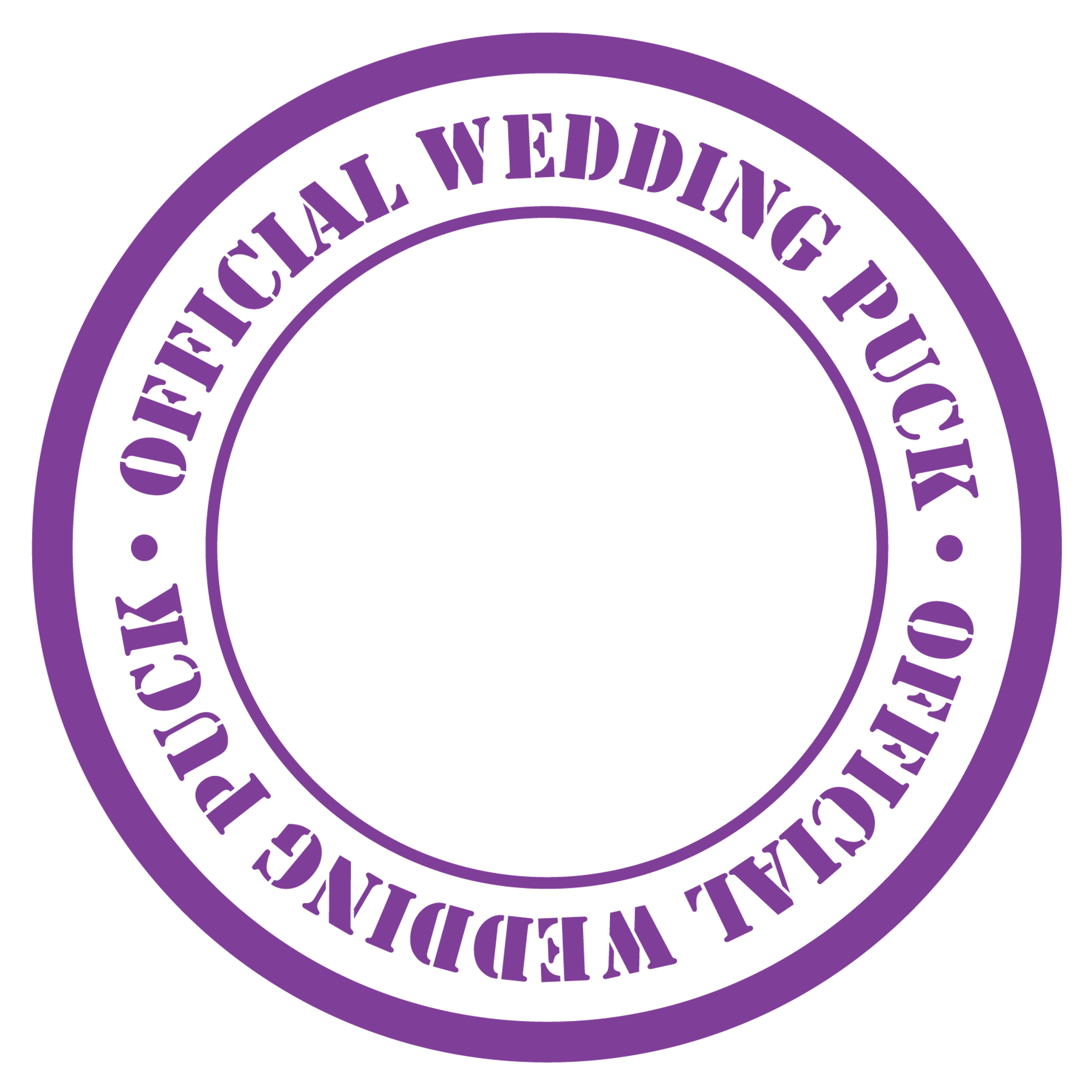 Official Wedding Puck