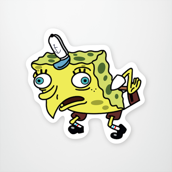 "SpOnGeBoB" Sticker