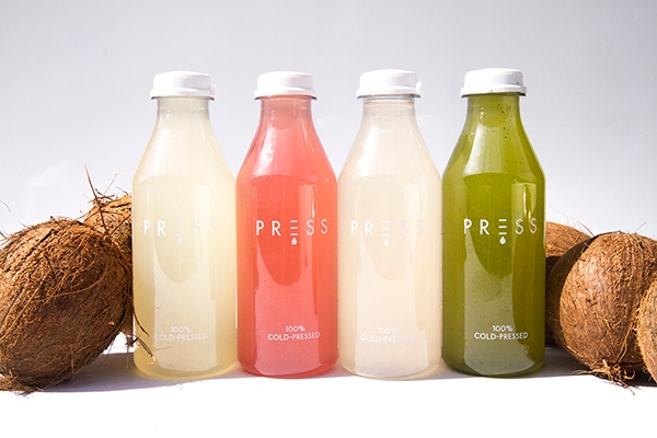 press organic cold pressed juice label