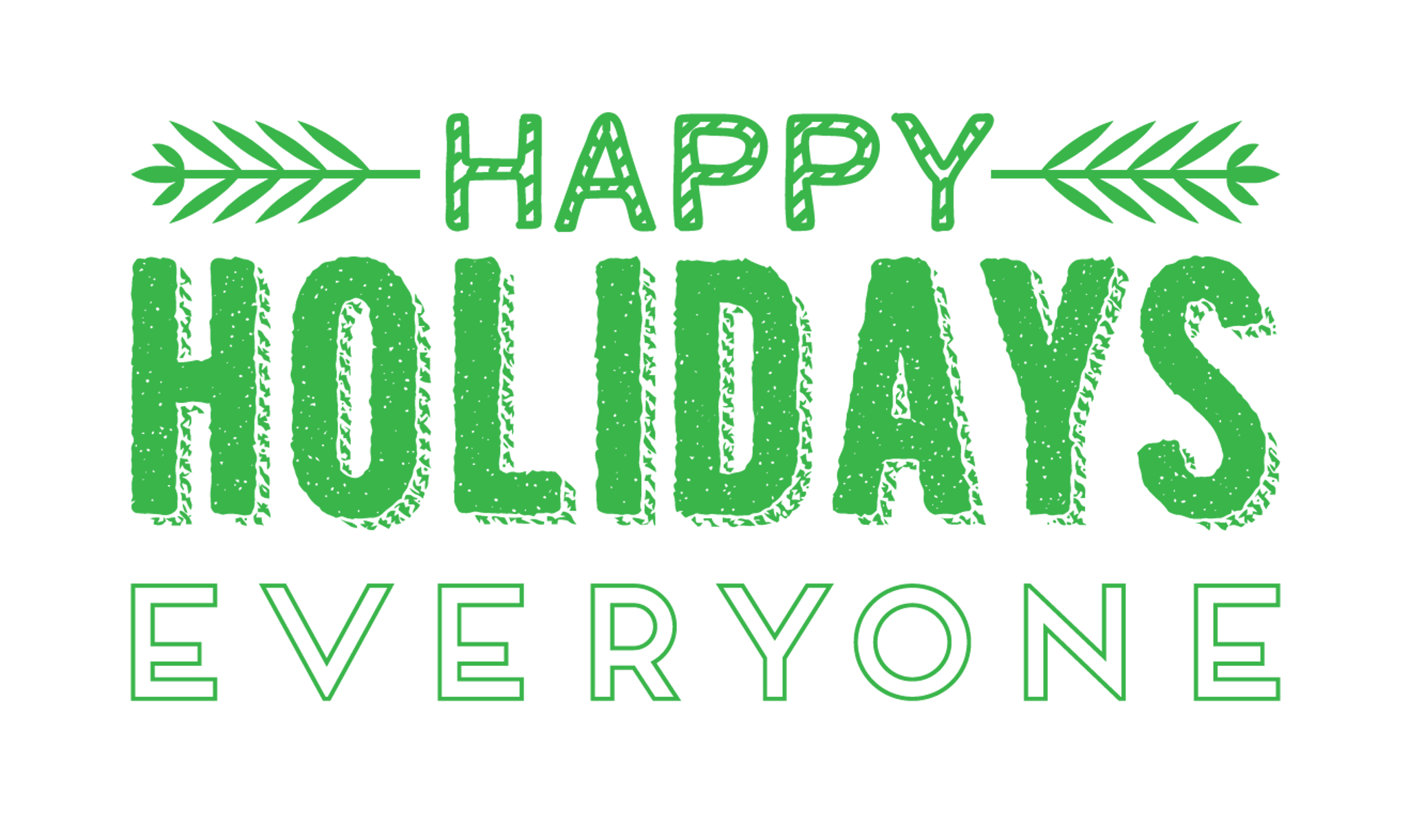 Green Christmas Banner