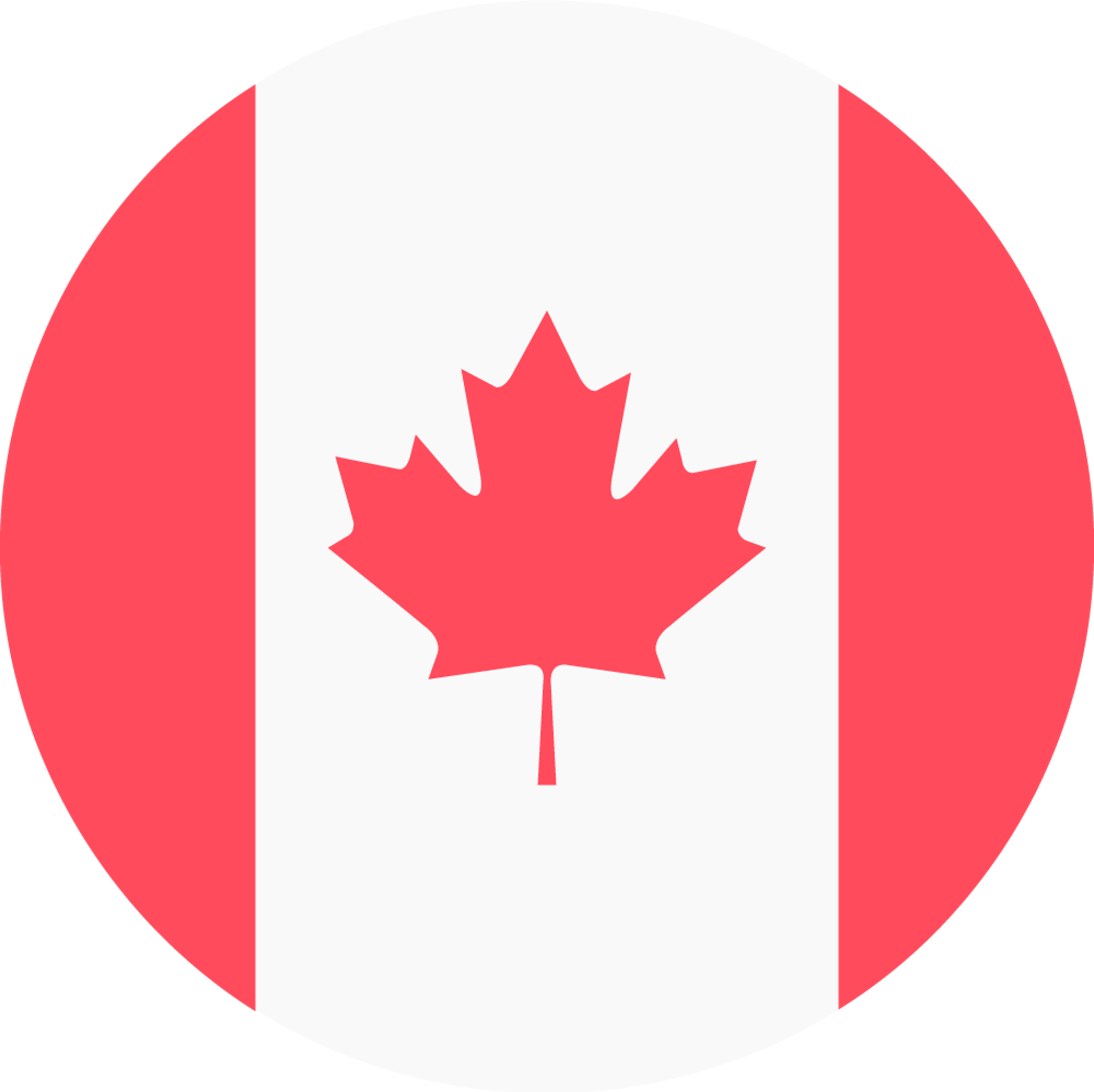 Canada Flag Circle