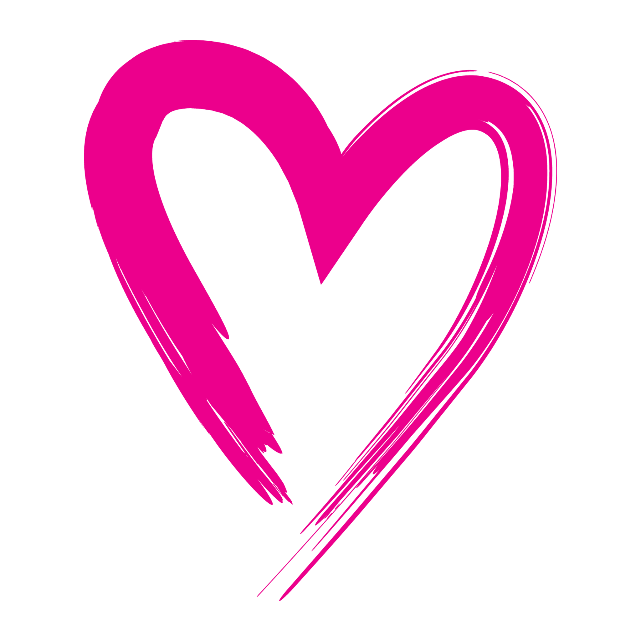 Heart pink
