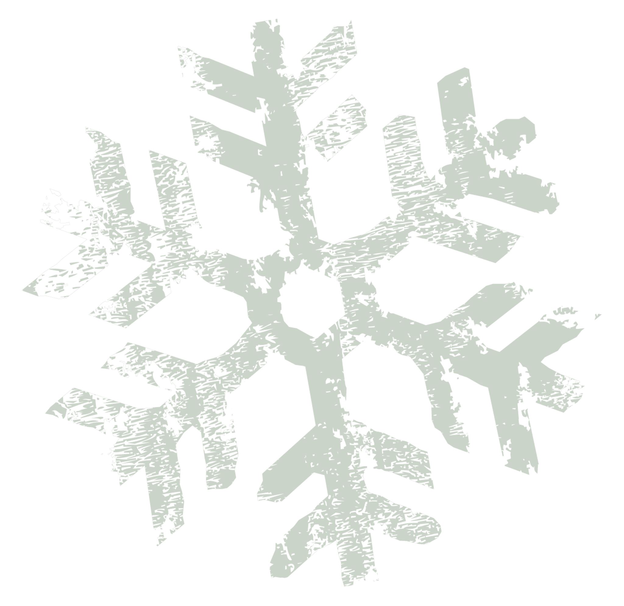 Textured Christmas Snowflake