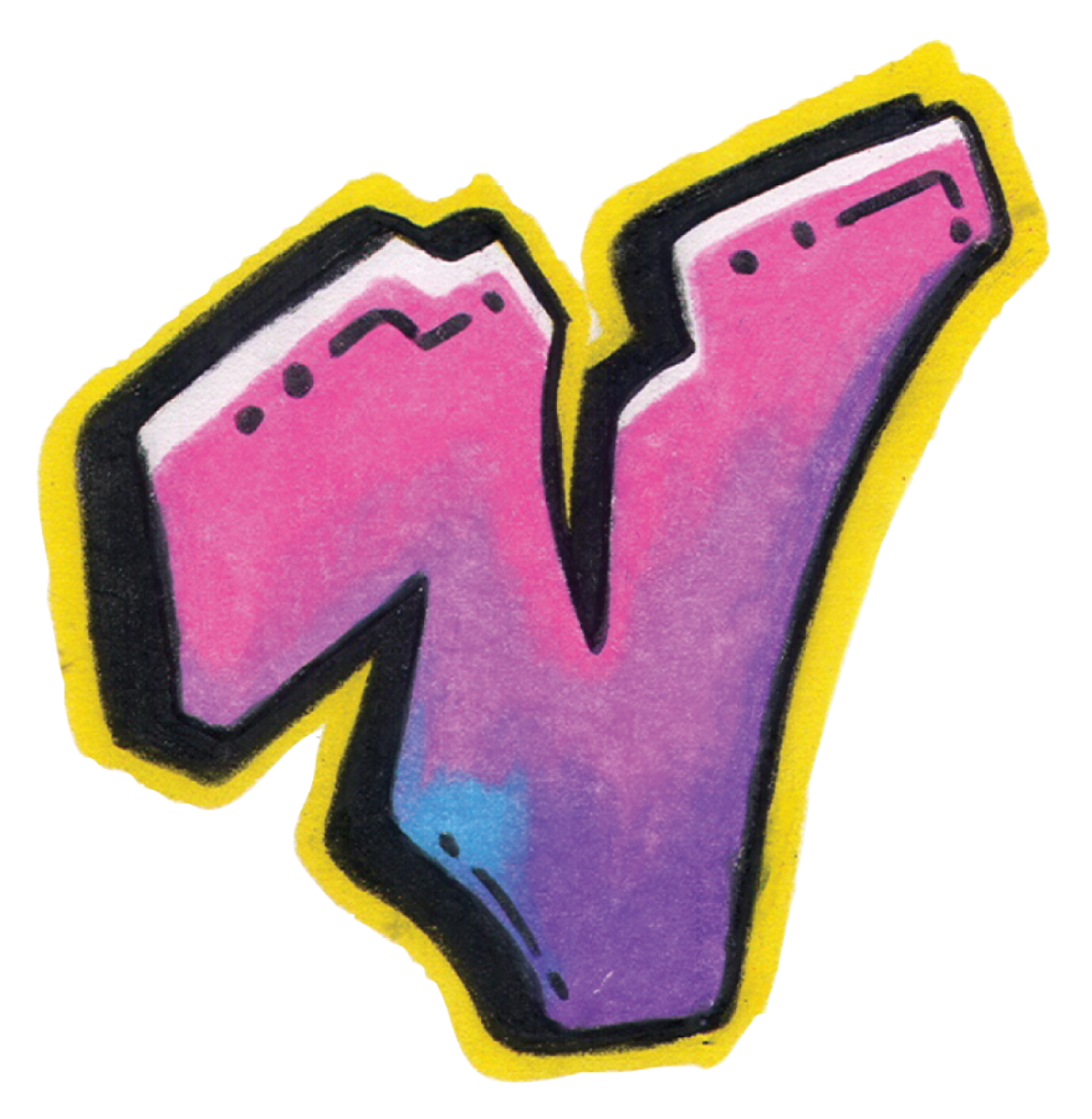 Graffiti Letter V