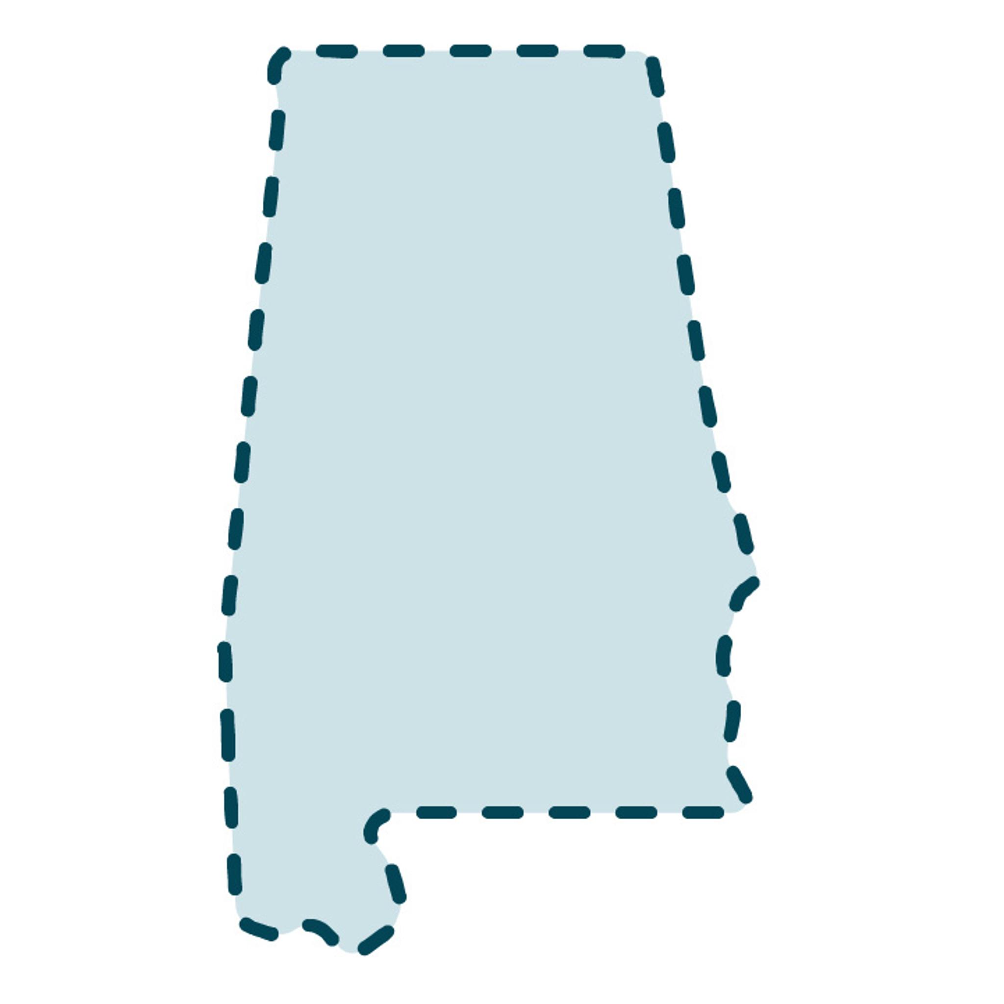 USA Alabama State Template