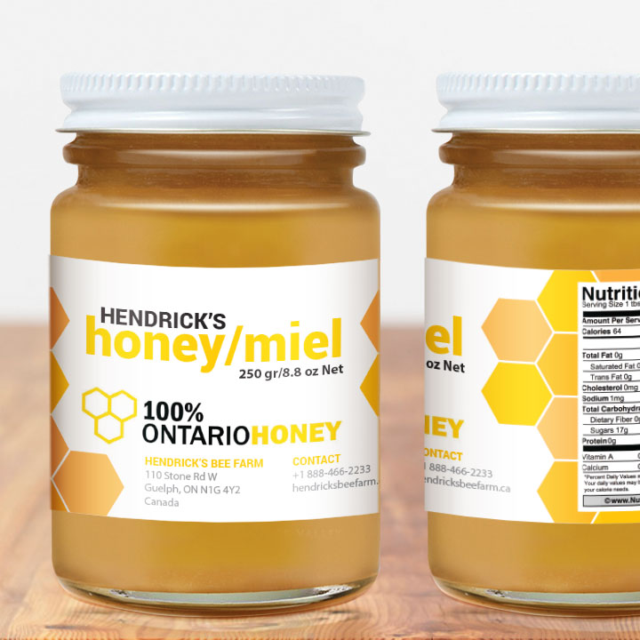 Ontario Honey Labels