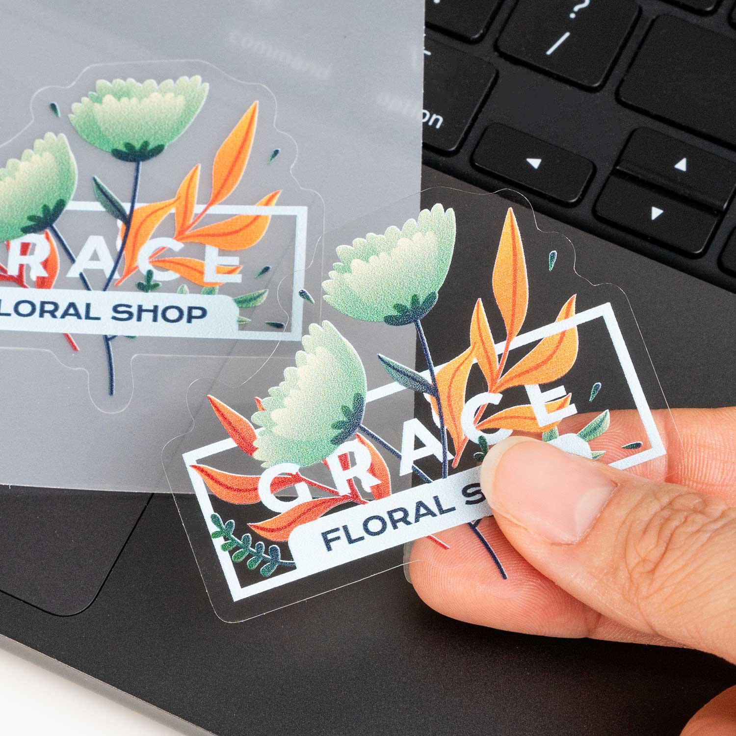 Crystal Clear Kiss-Cut Stickers