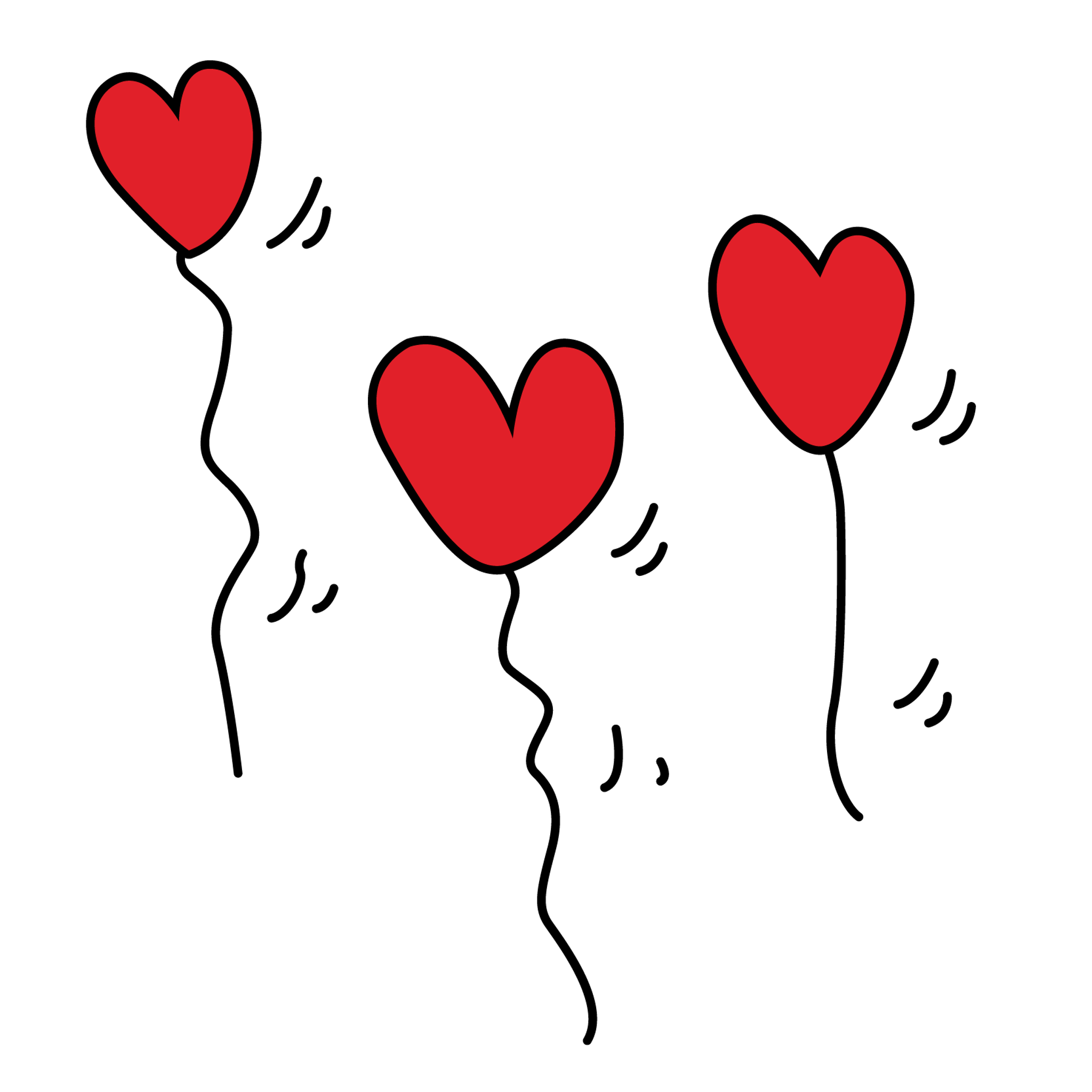 Love Heart Balloons