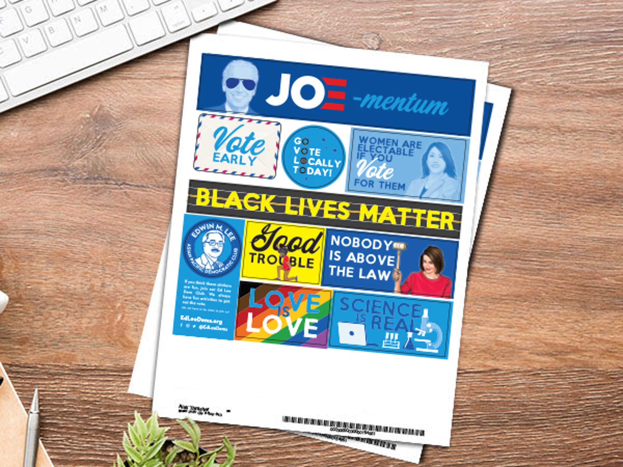 Custom Die-Cut Sticker Pages