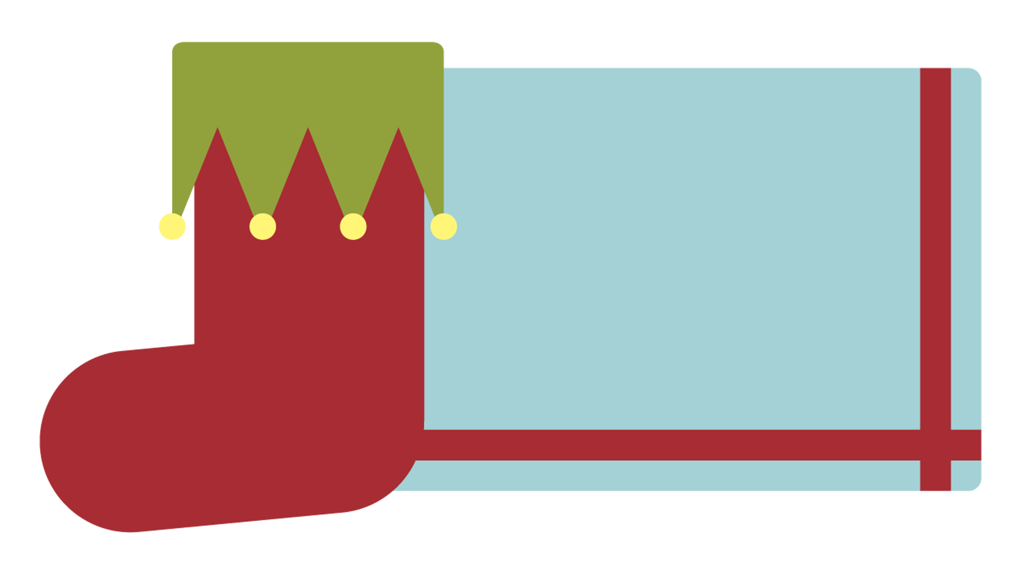 Vintage Christmas Stocking Label