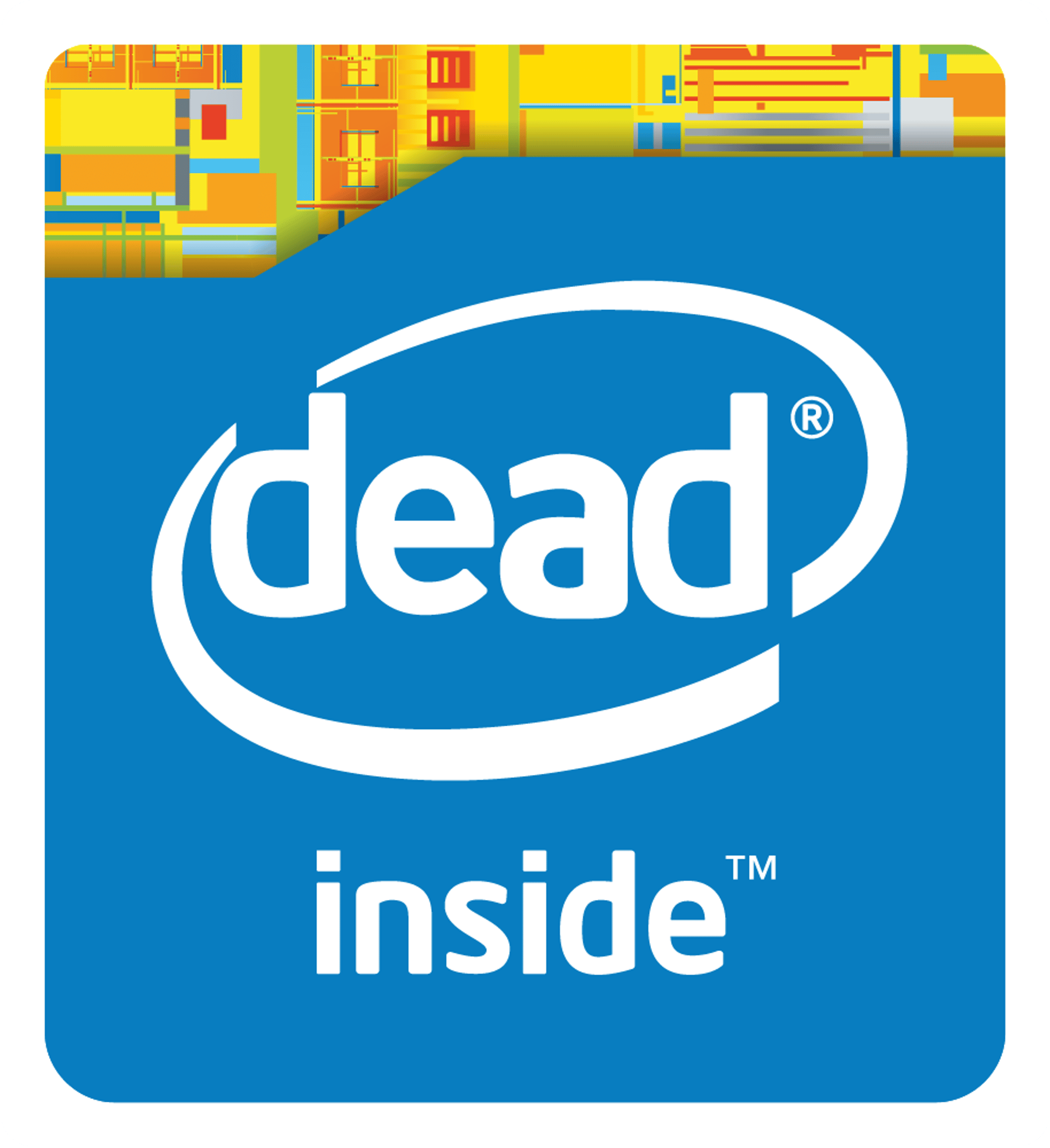 Dead Inside Funny Logo