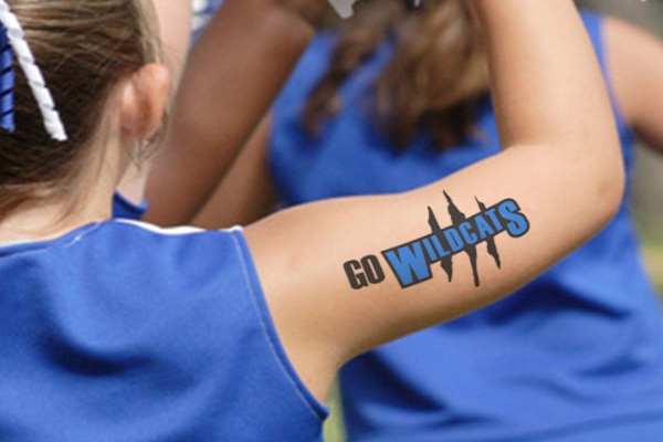 temporary tattoos, sports, teams