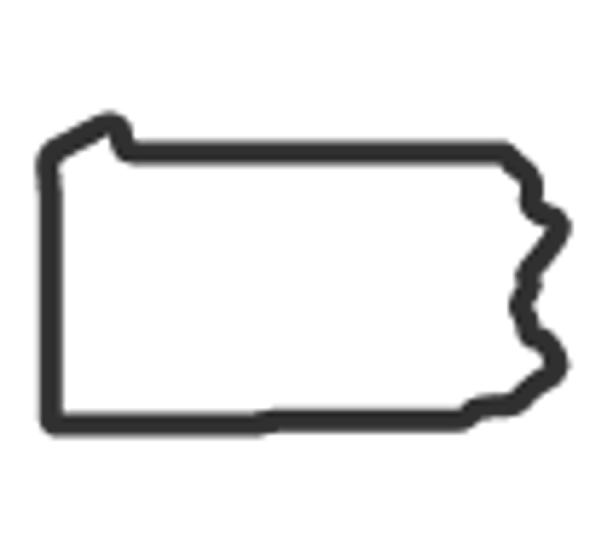 USA Pennsylvania State Template
