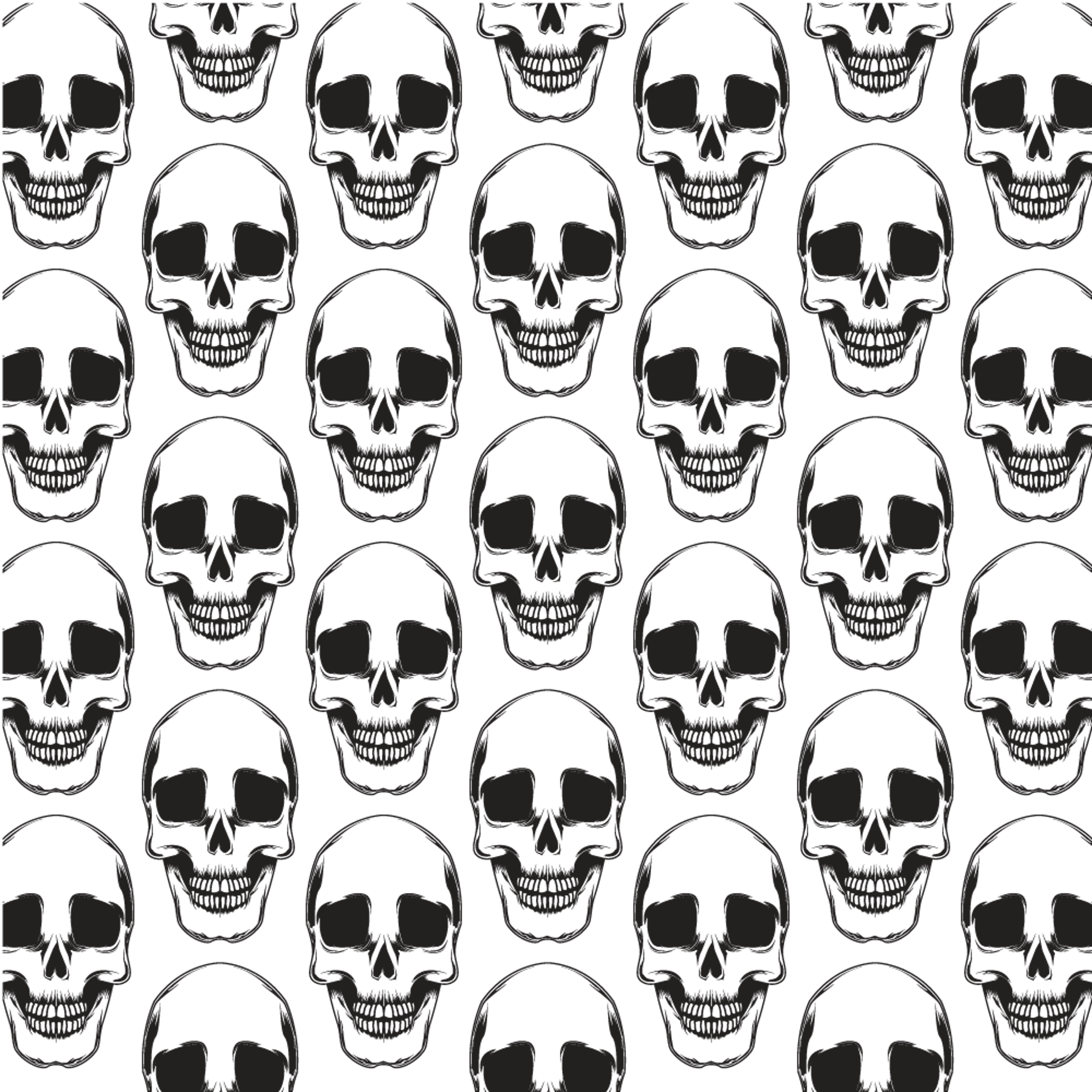 Skulls Background Pattern