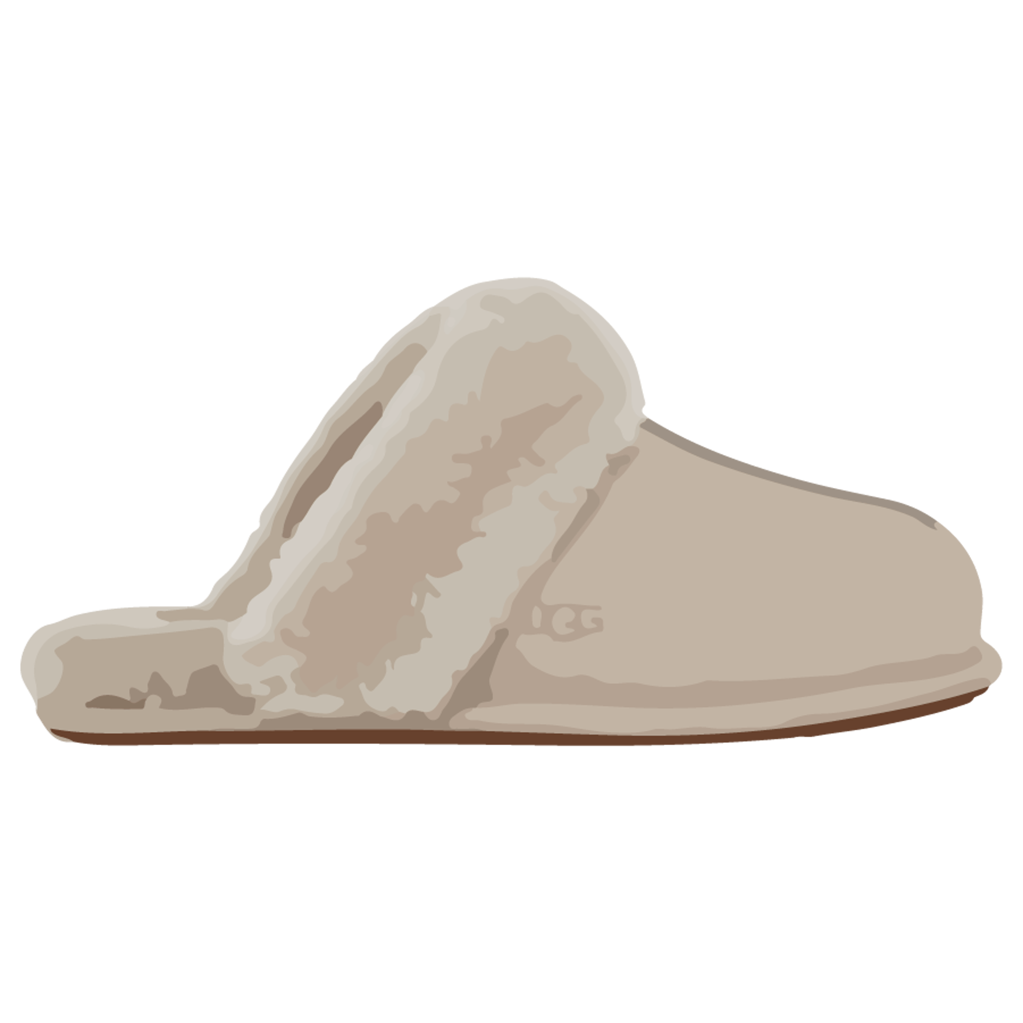 Vanilla Girl Fluffy Slippers