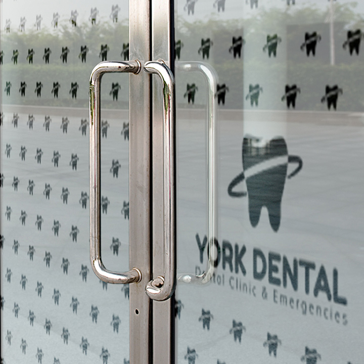 Frosted Vinyl Window Graphics