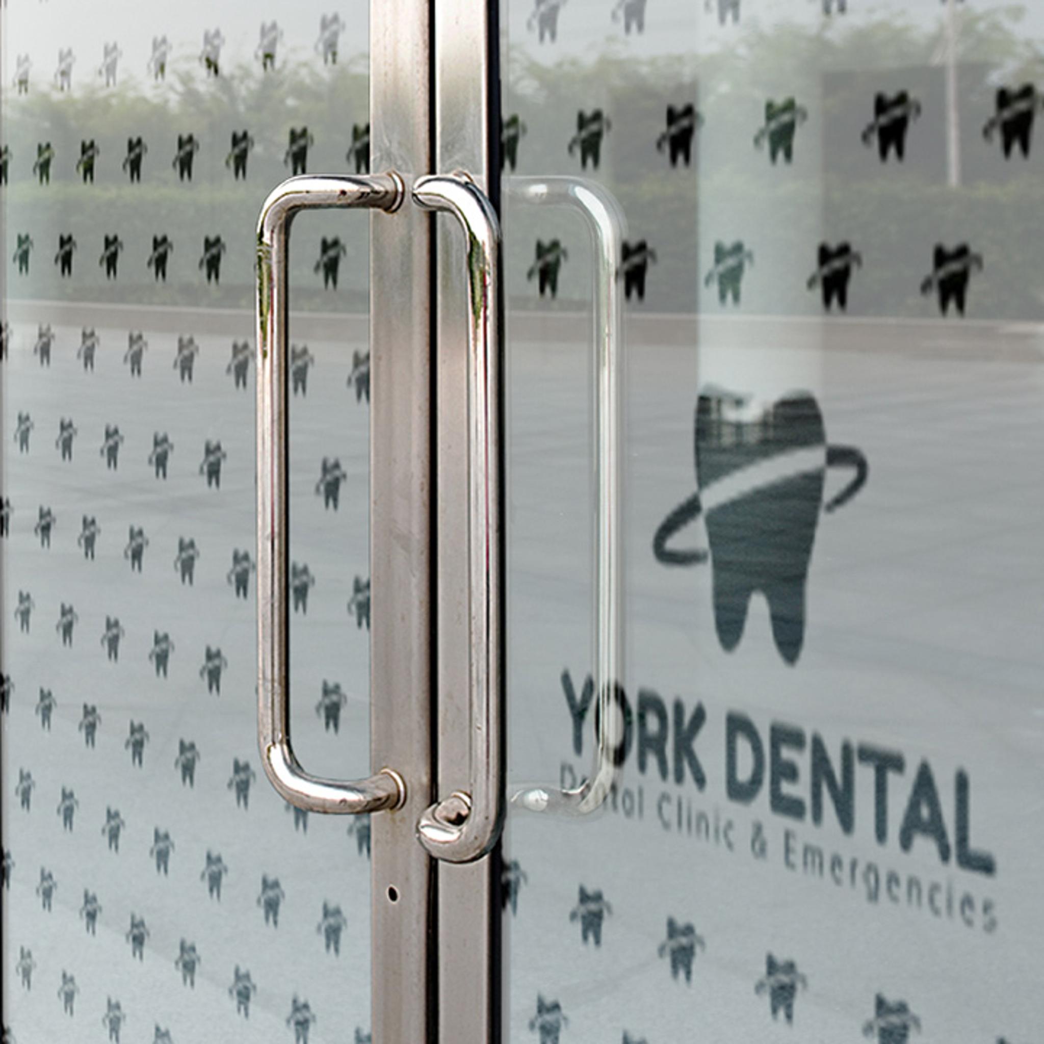 Frosted Vinyl Window Graphics