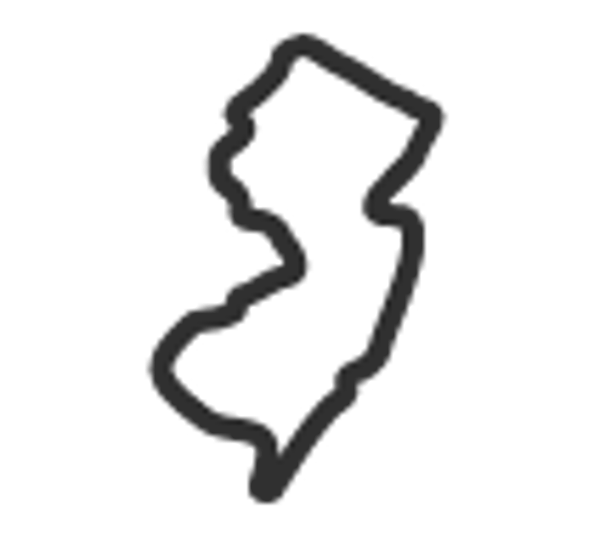 USA New Jersey State Template 