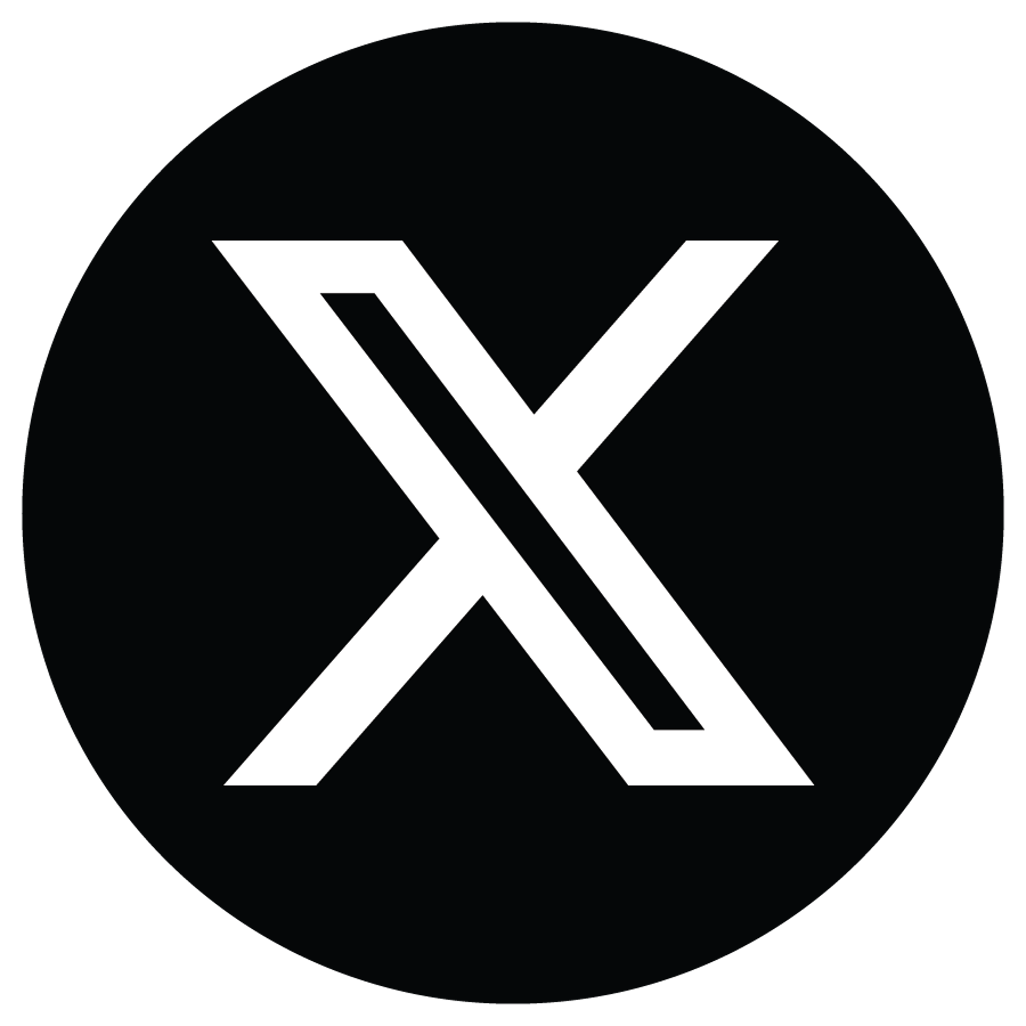 X Black Circle
