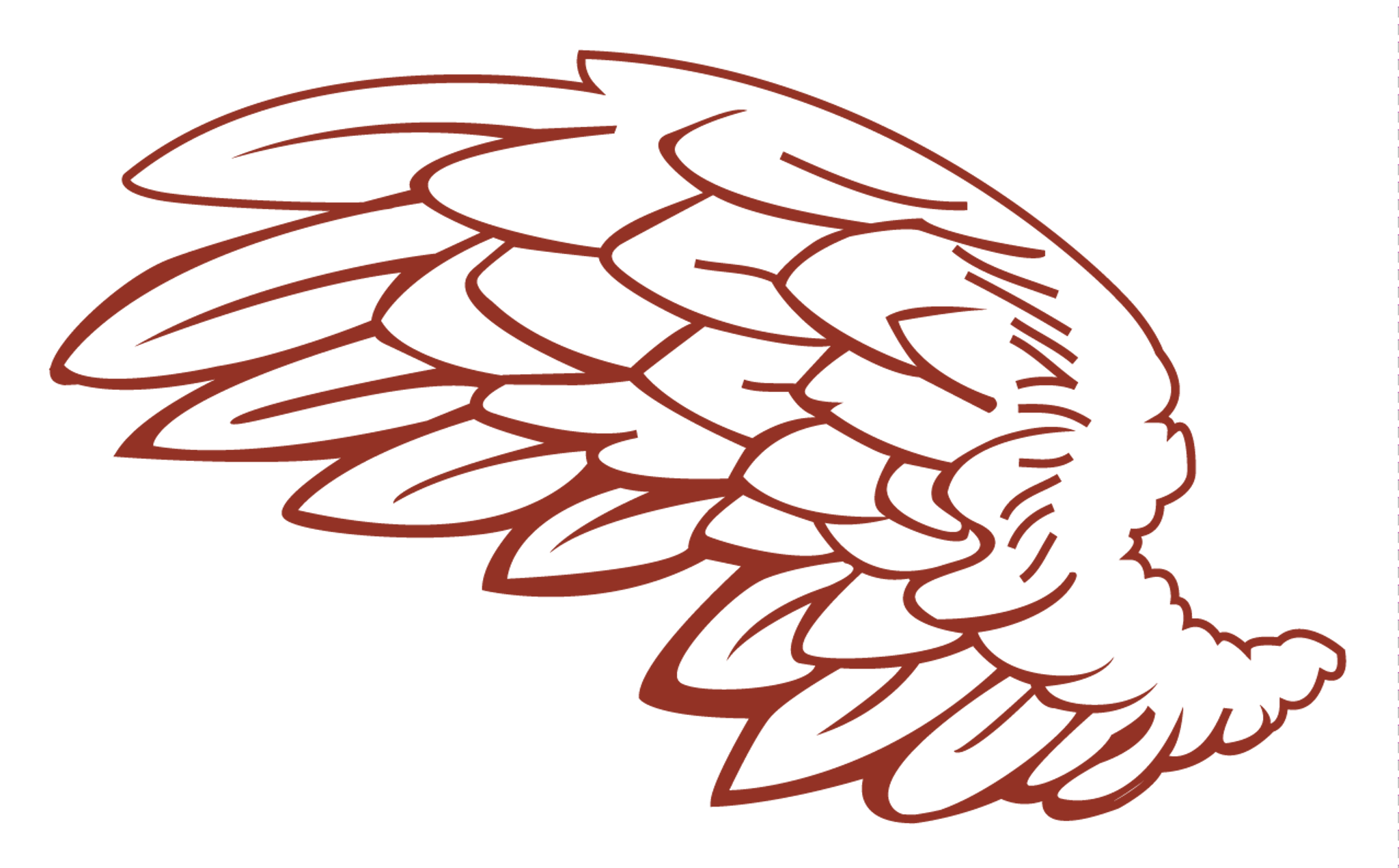 Red Angel Wing