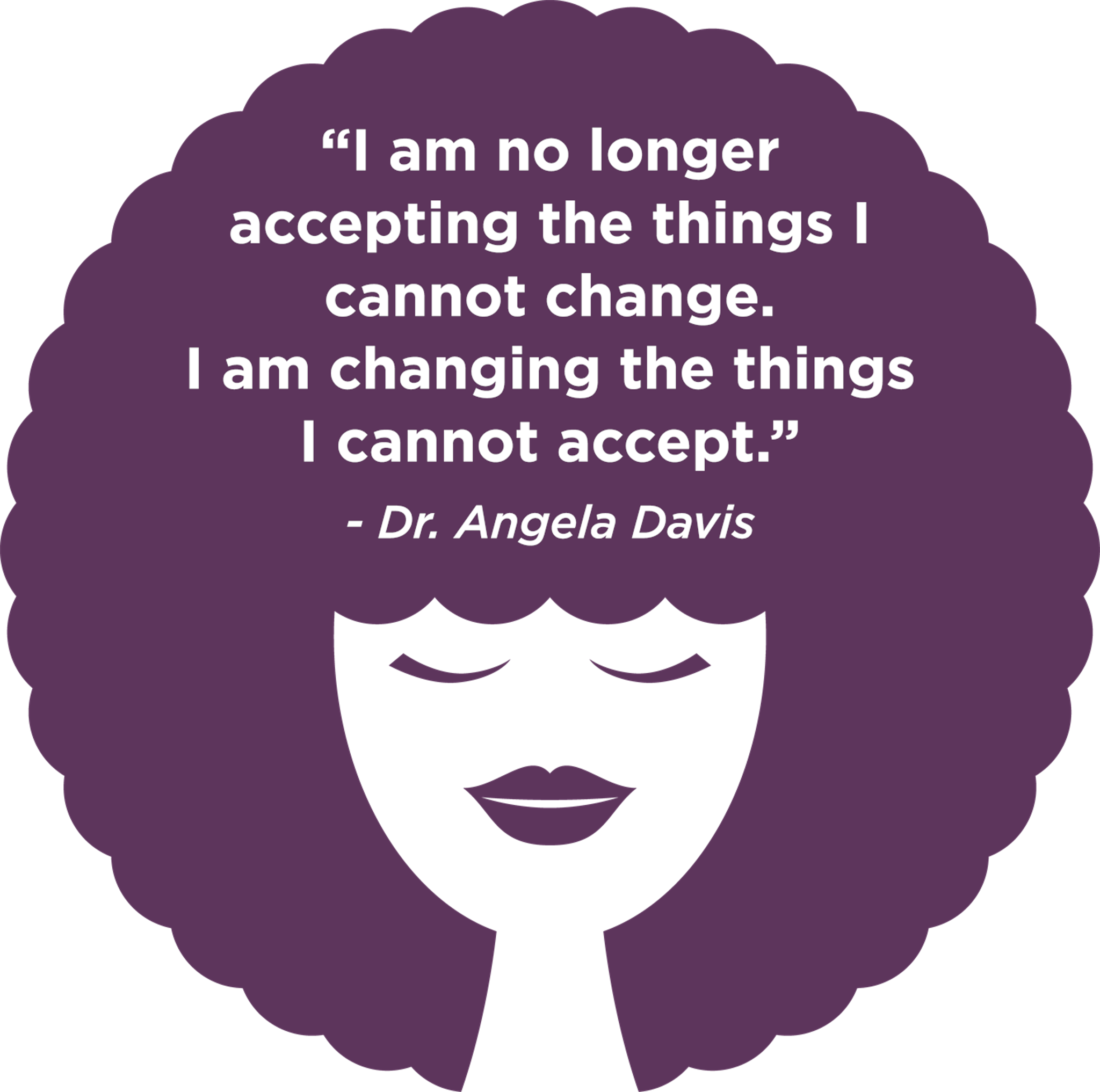 Angela Davis Change Motivational Quote