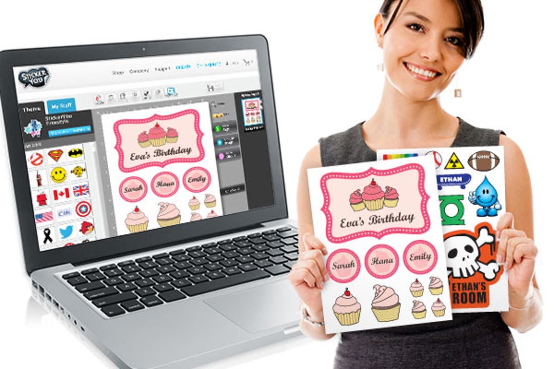 Customize Your Sticker and Tattoo Pages