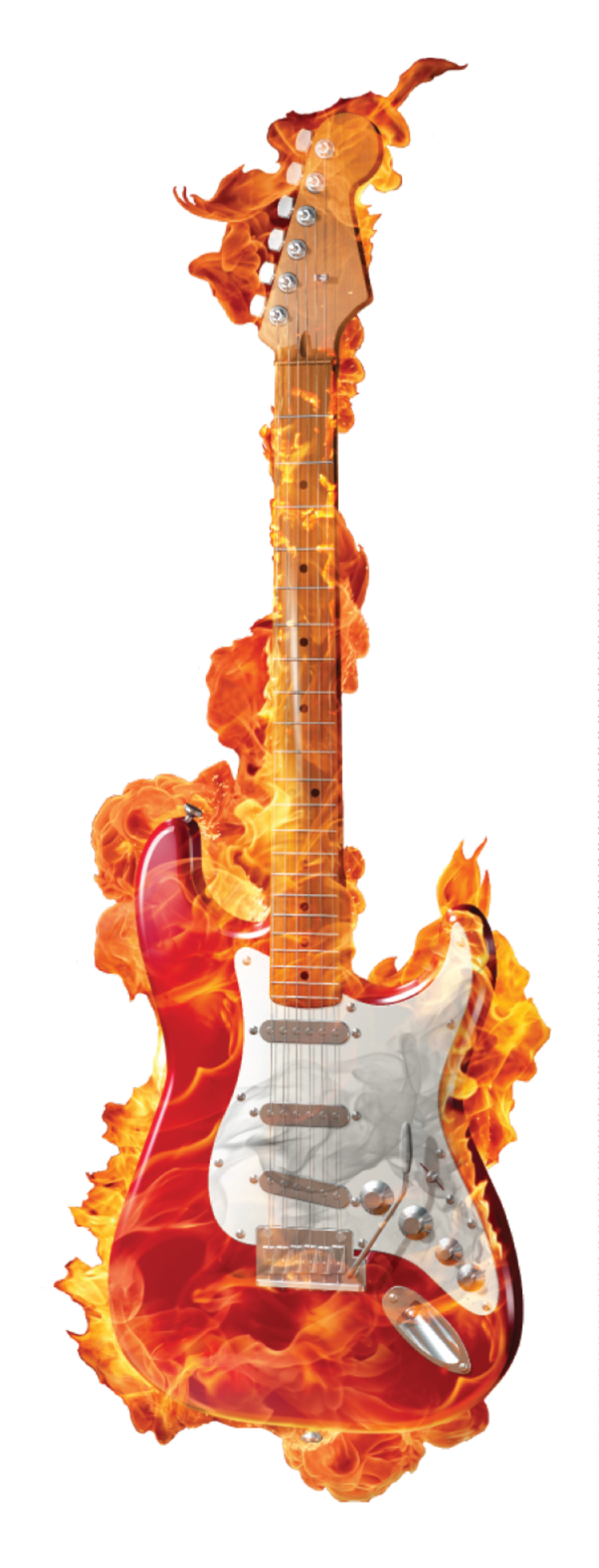 Flaming Guitar