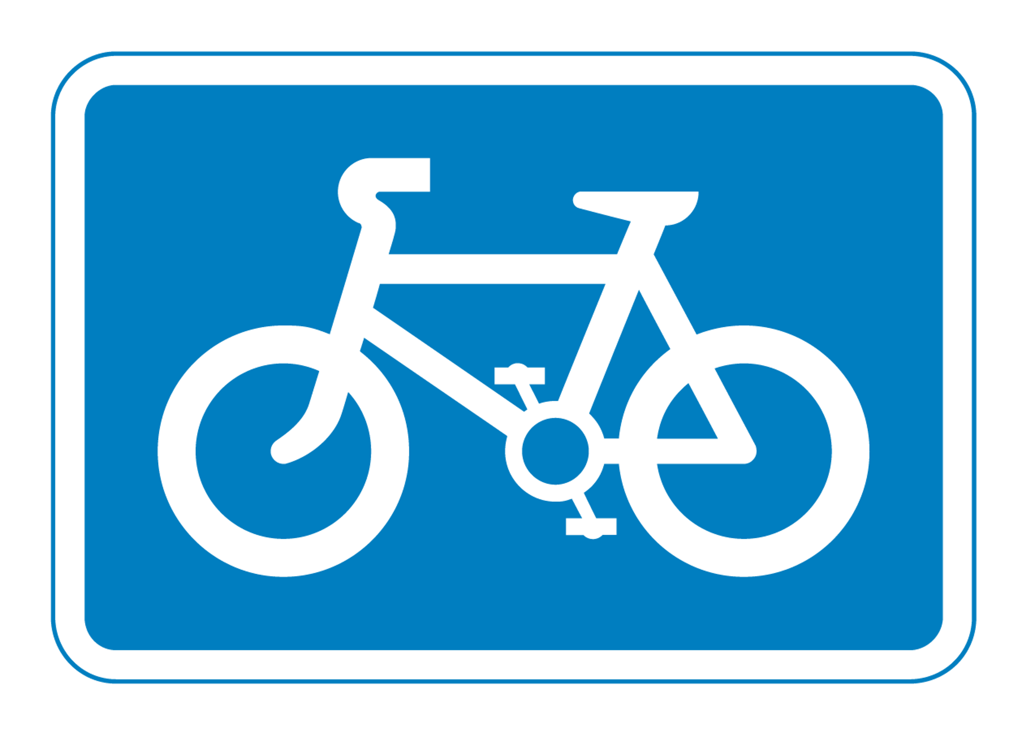 Bike Route Sign