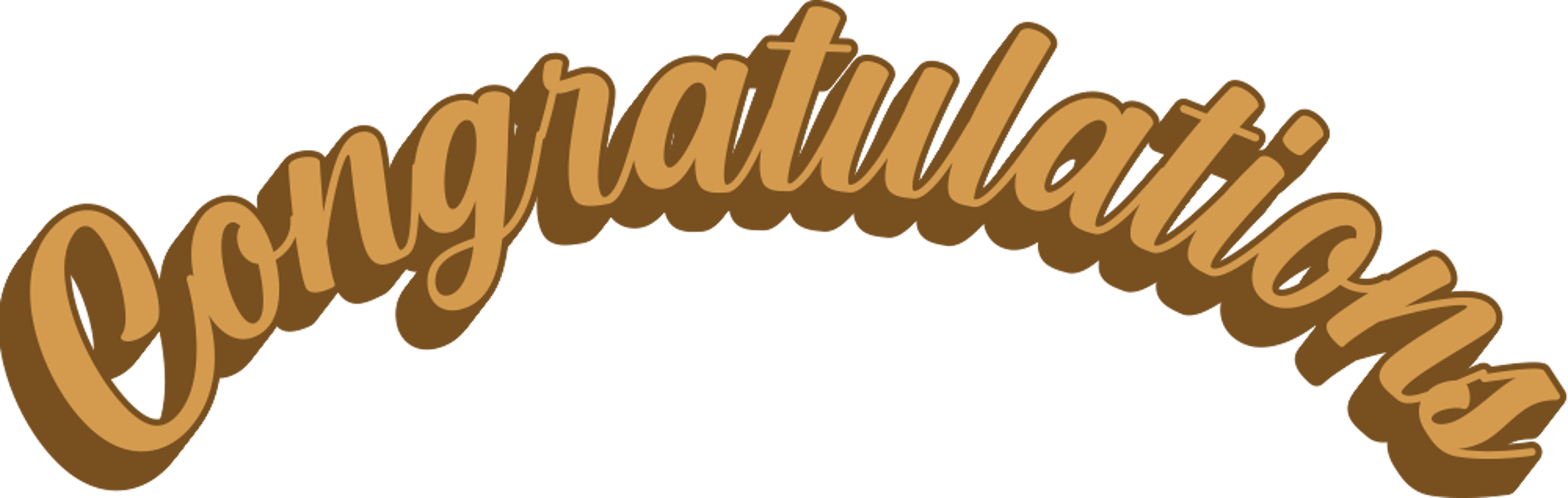 Congratulations Script