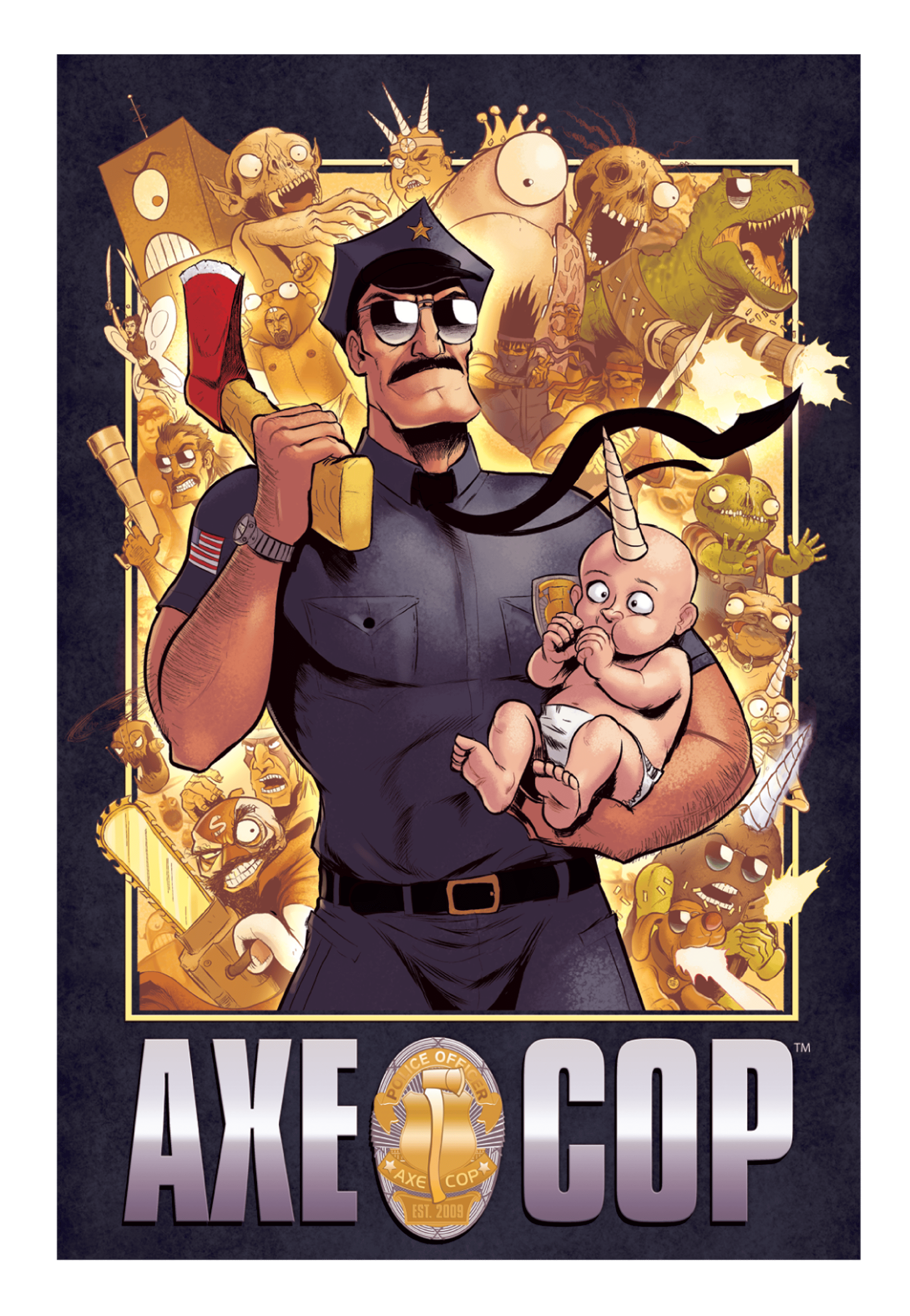 Axe Cop Uni-Baby Cover