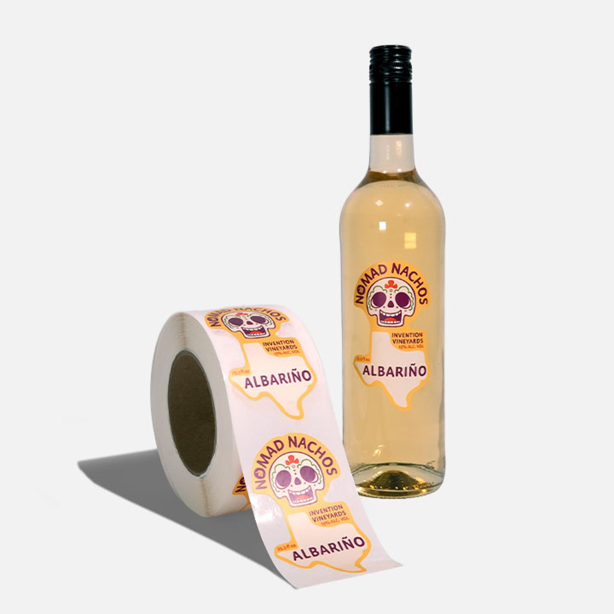 Custom Matte Roll Labels