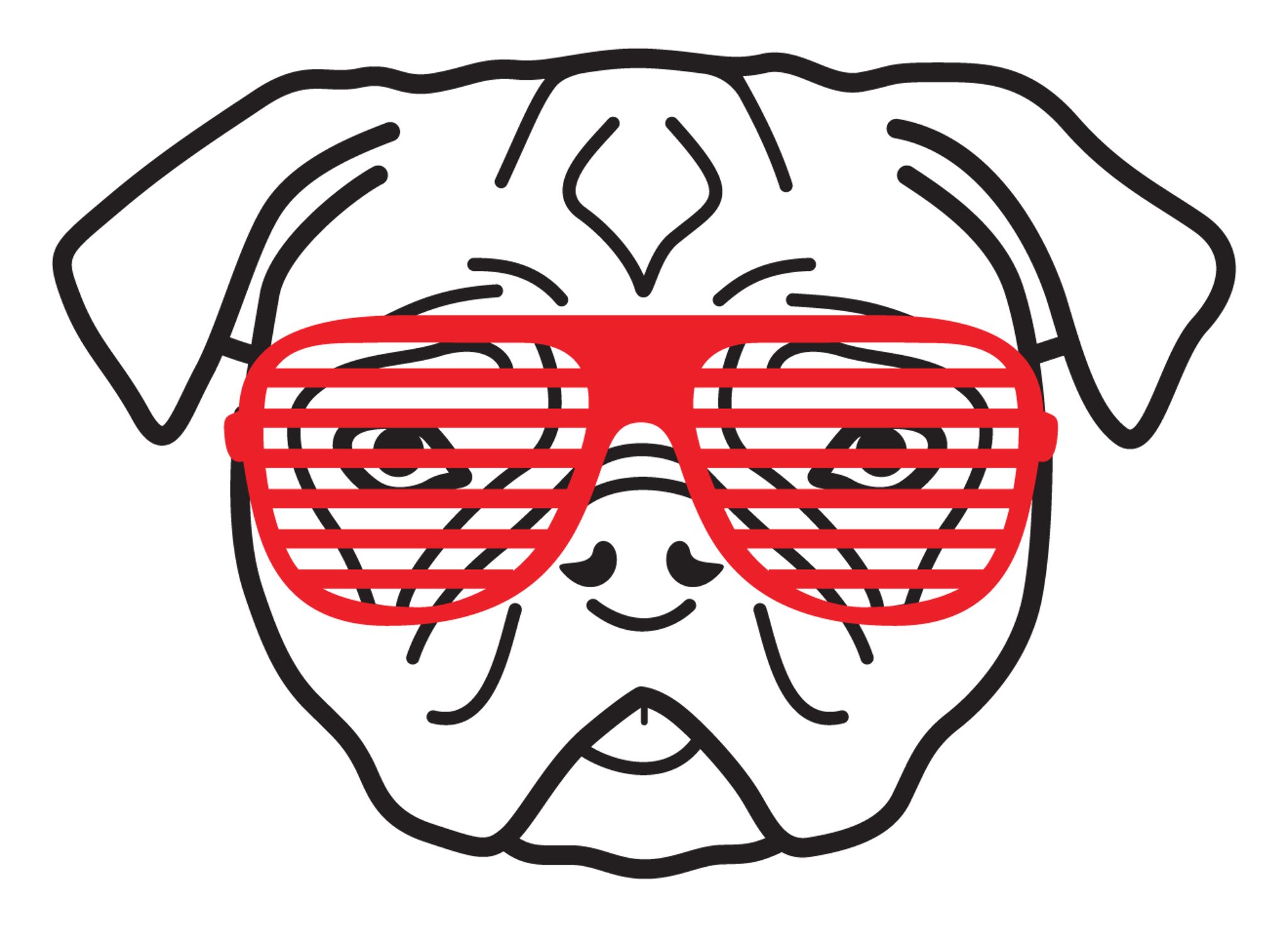 Hipster Dog