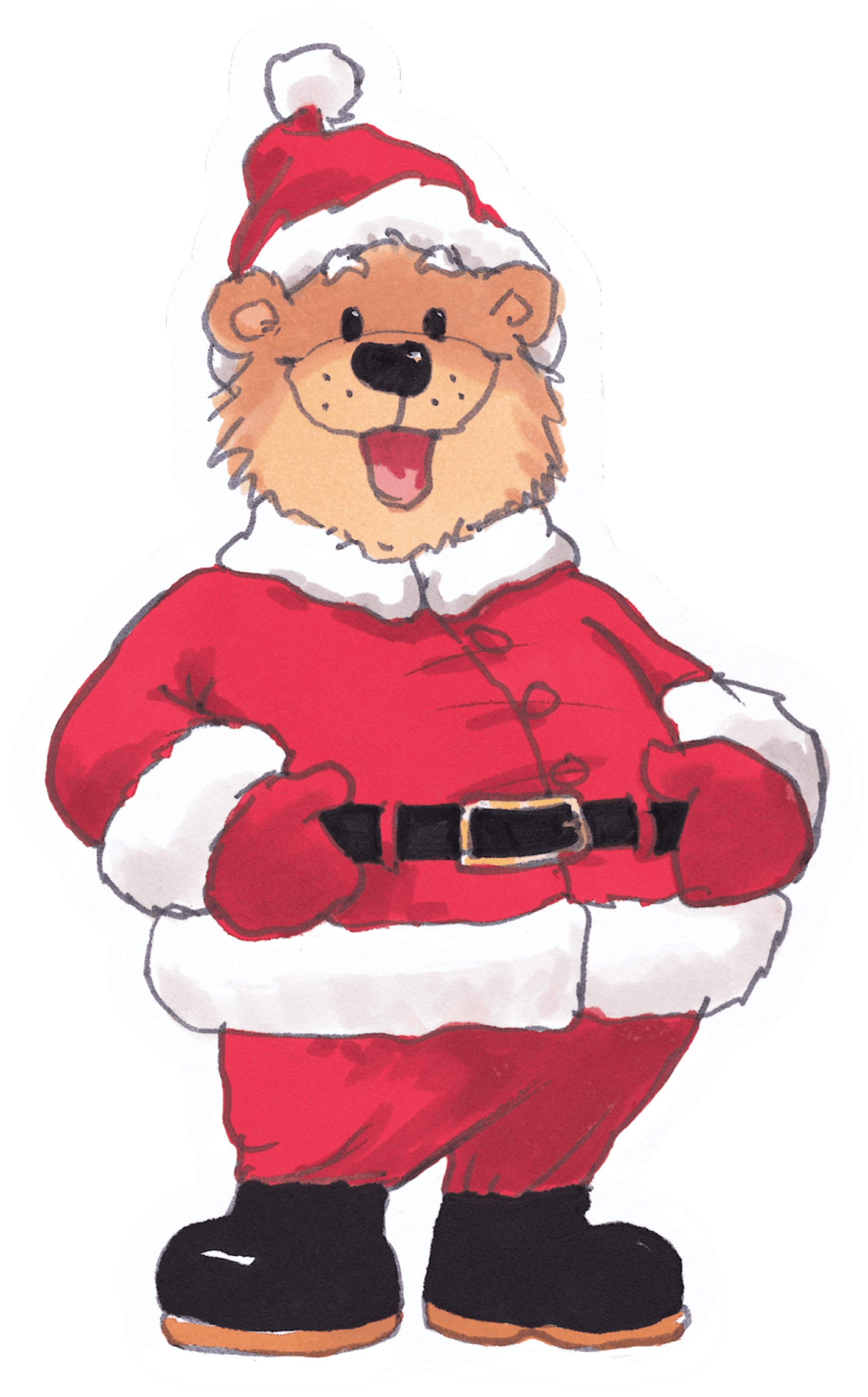 Santa Christmas Bear