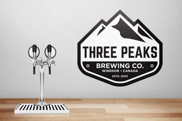 Custom logo wall decal