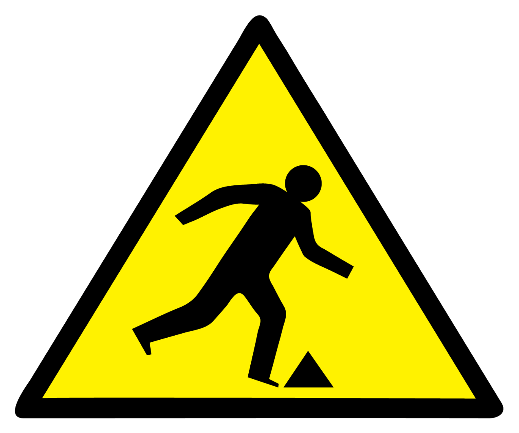 tripping sign
