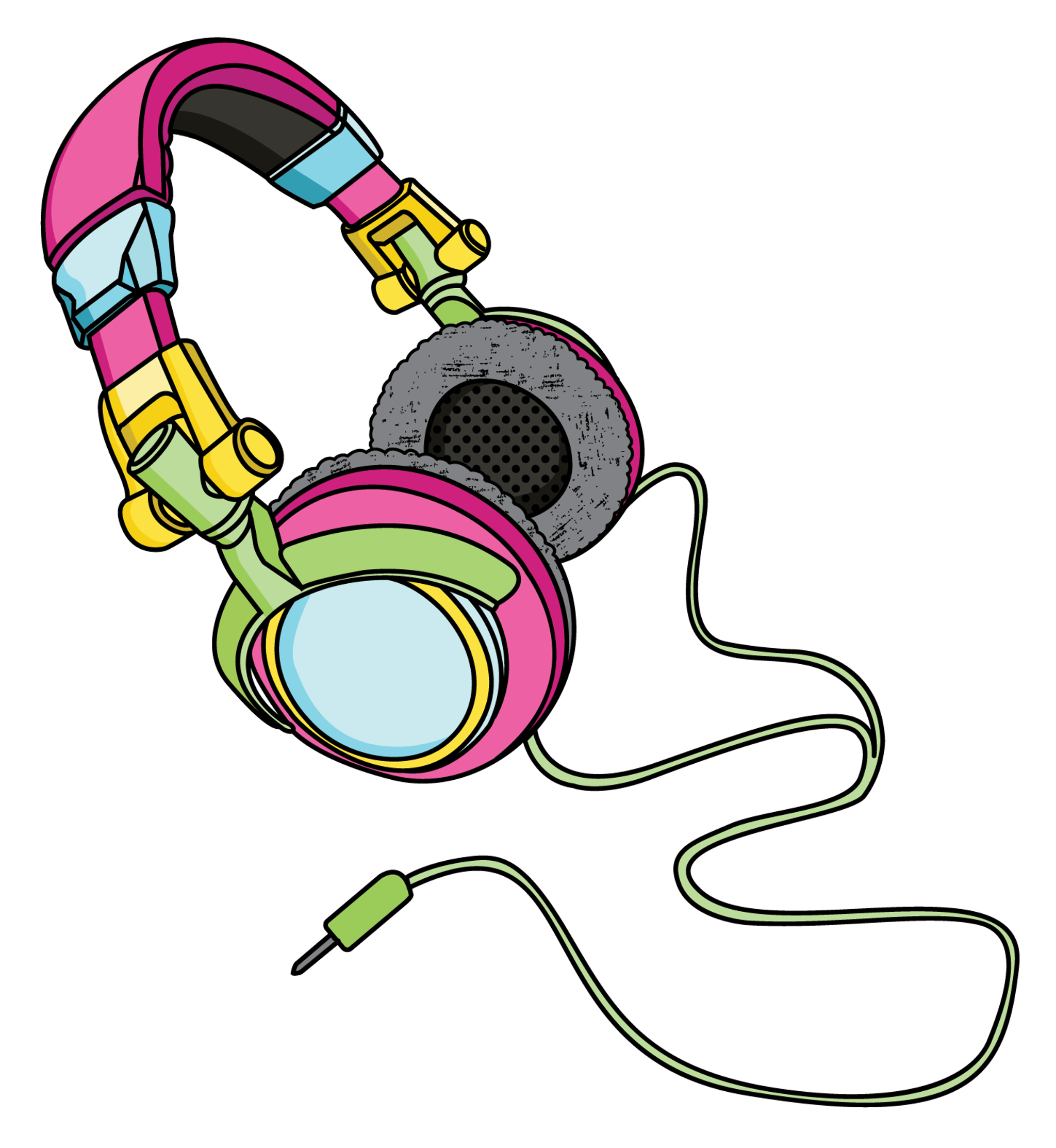 Pink Headphones