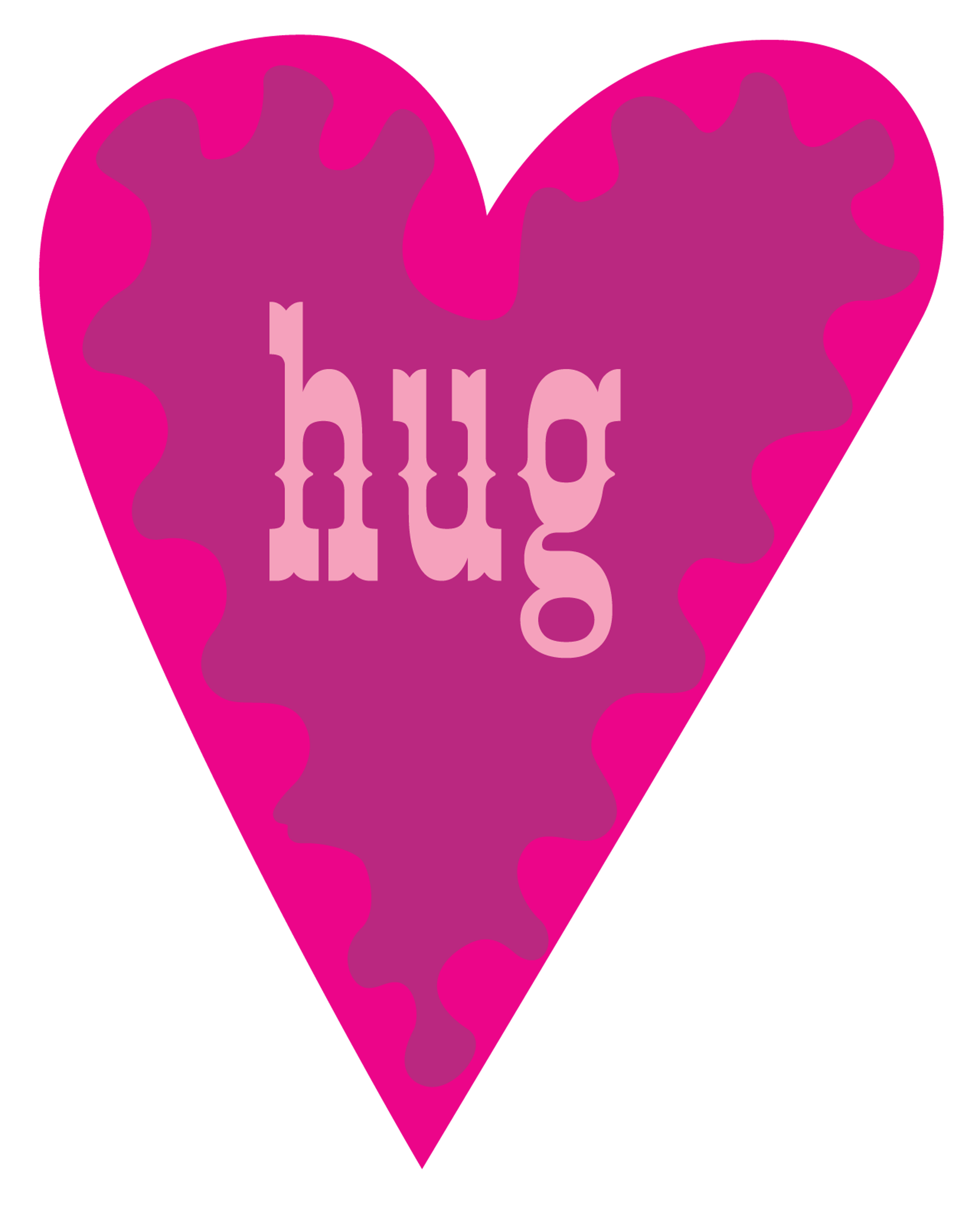 Pink Love Hug Heart