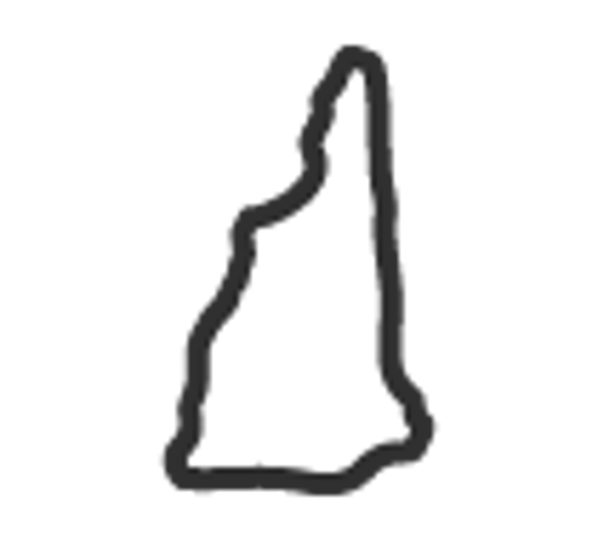 USA New Hampshire State Template