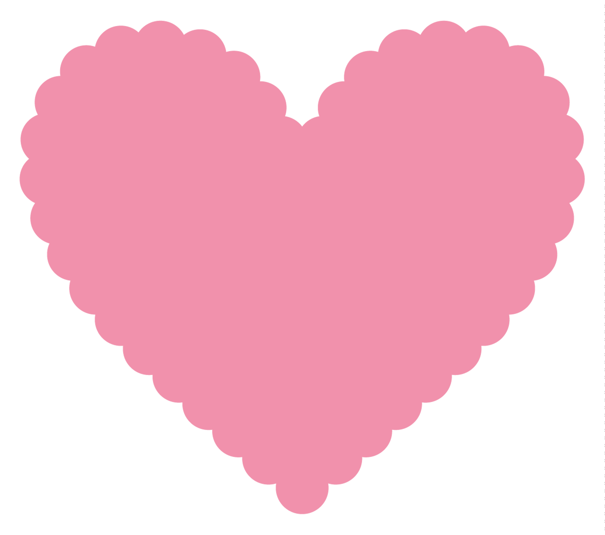 Scalloped Heart