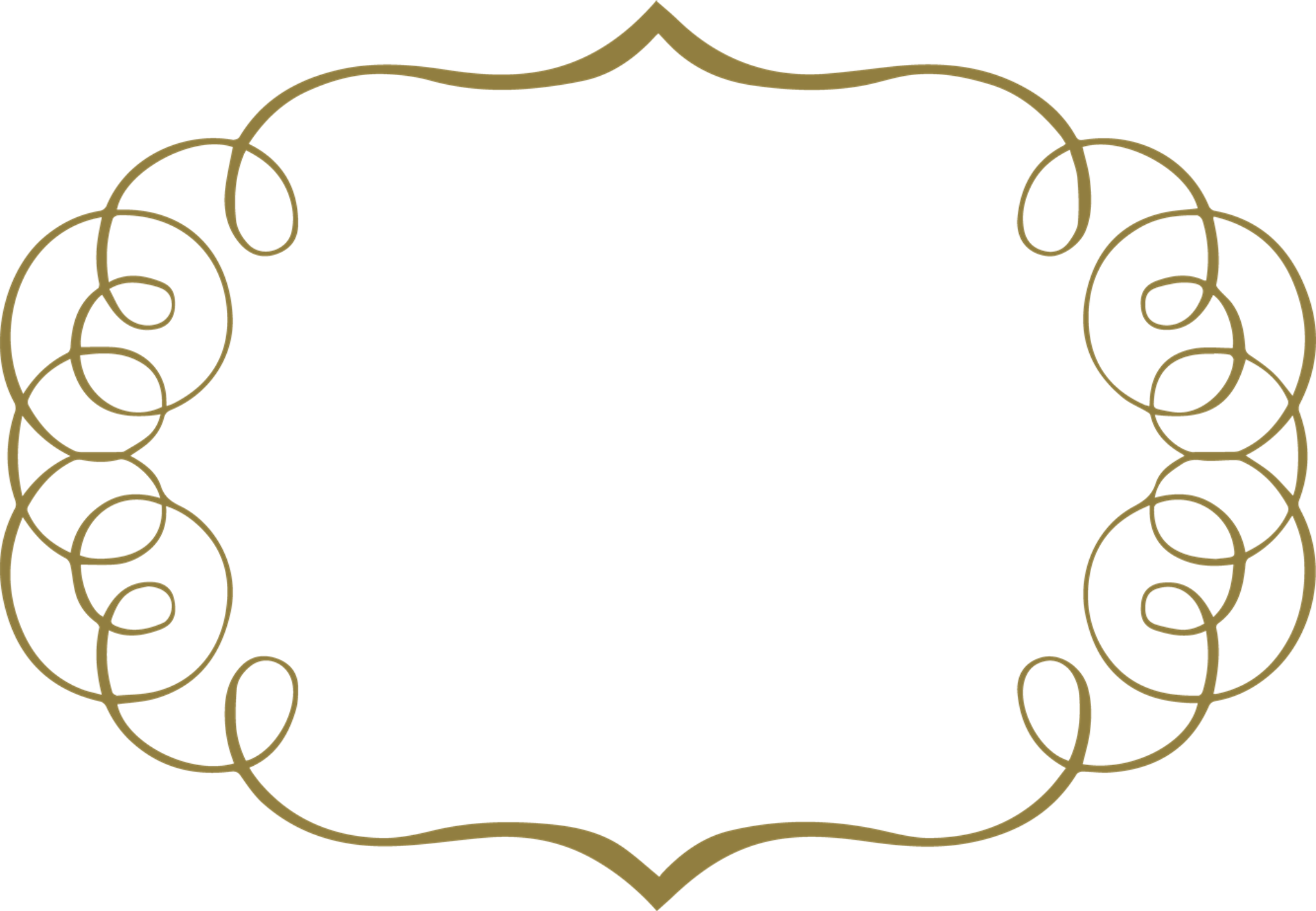 Elegant Curly Frame