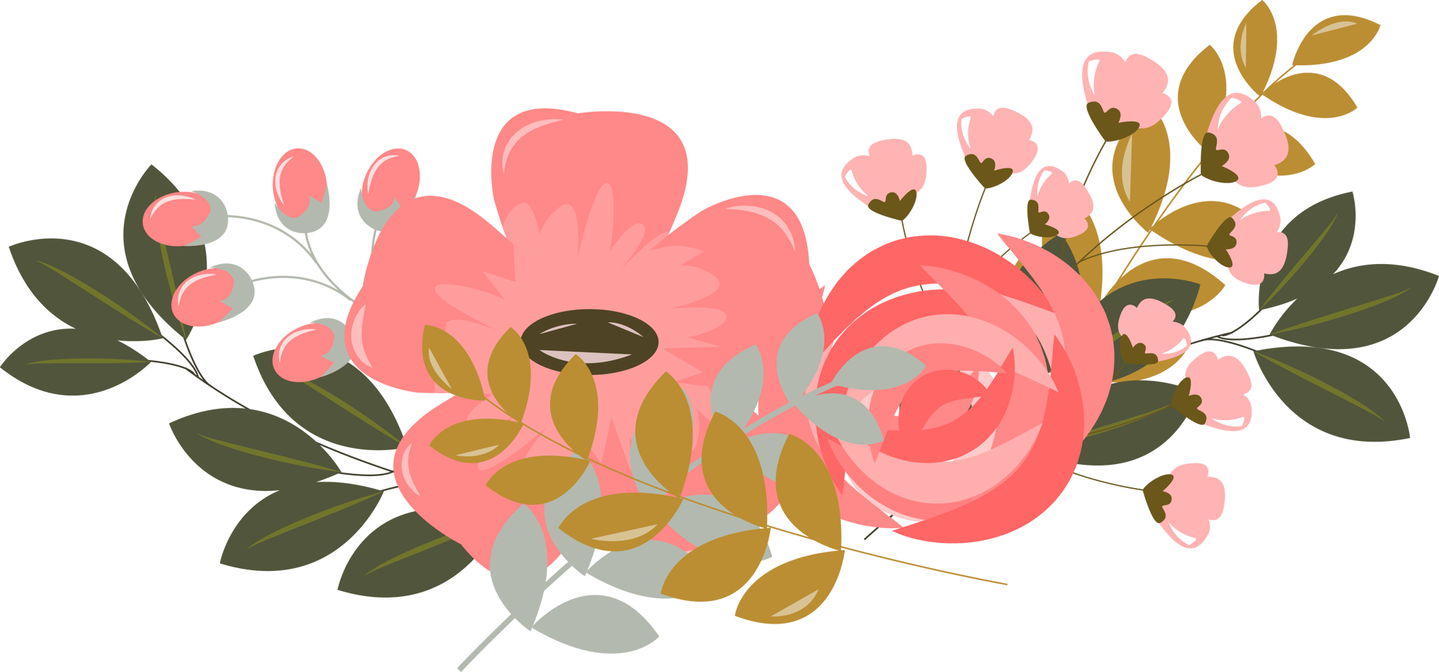 Graphic Flower Arch