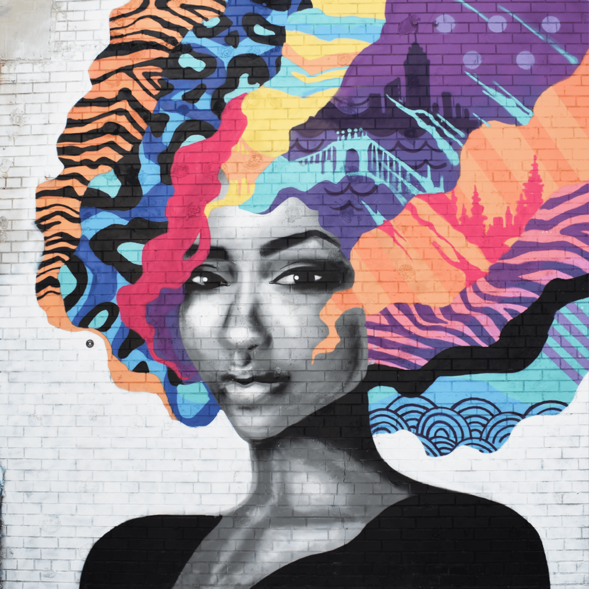 Graffiti Woman Photo