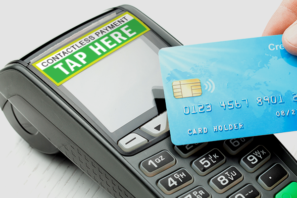 Let customers know you offer contactless payment