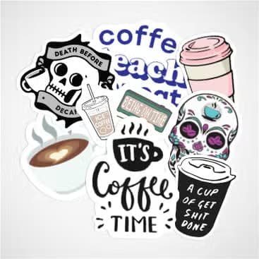 Coffee Stickers